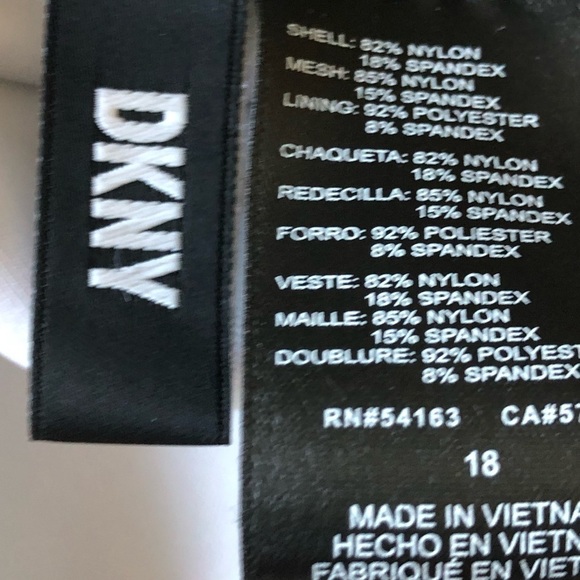 DKNY Ruffle Plunge Underwire Tummy Control One Piece Swimsuit Size 18 NWT - Picture 12 of 15